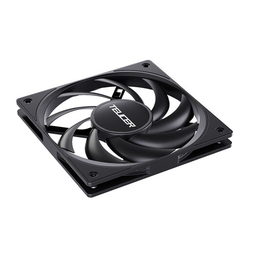 
Zero Degree Shijia UT12015 thin chassis fan 12cm PWM intelligent temperature control computer desktop 12cm heat dissipation fan 120mm small four-pin connector Thickness 15mm UT12015 black (thickness 15mm)