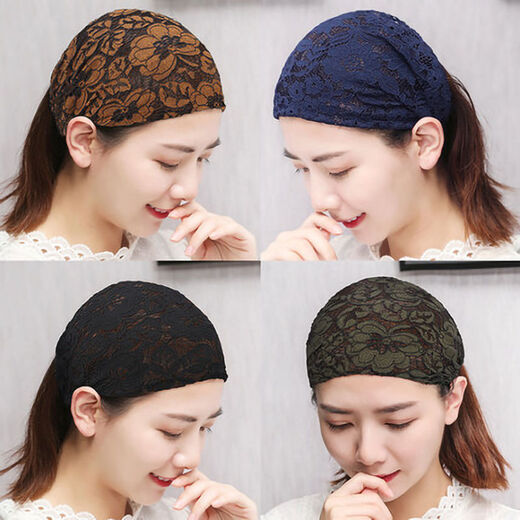 Sarala's wide hairpin to cover white hair. Thin and ultra-wide hairband. Hairband to cover white hair. Headband to cover white hair. Dark brown color in the middle.