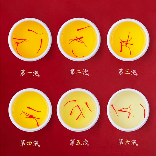 七芝堂西藏藏红花补品养生送父母长辈的礼物 藏红花1g（头茬特级-A级）