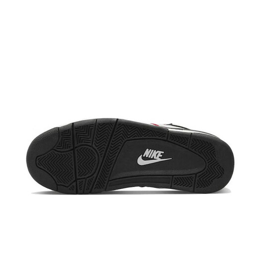 耐克（NIKE）篮球鞋男鞋2025夏季新款运动鞋AIR FLIGHT 89简版AJ4休闲鞋板鞋 FD9928-101白红 40.5