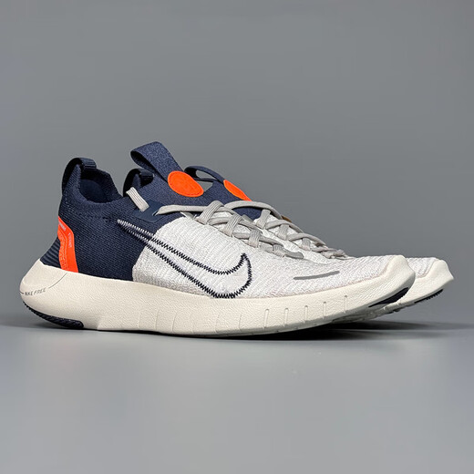耐克（NIKE）男鞋夏季新款运动鞋FREE赤足网面透气轻便缓震跑步鞋休闲鞋 FB1276-004/FREE/白蓝橙 40