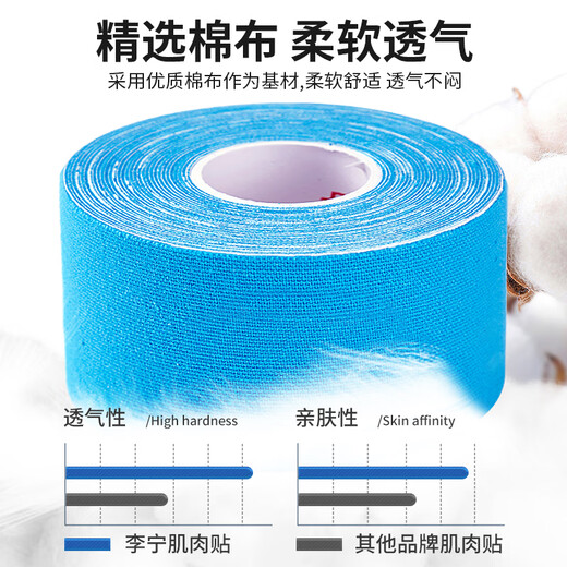 Li Ning Muscle Tape Sports Tape Kinesio Tape Athletes' Special Ankle Strap Rehabilitation Elastic Bandage