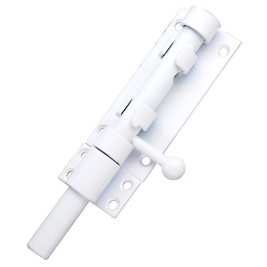 Badian 304 stainless steel latch solid thickened door buckle door bolt door anti-theft sliding door black wooden door heaven and earth latch sand black 6 inches 12 cores