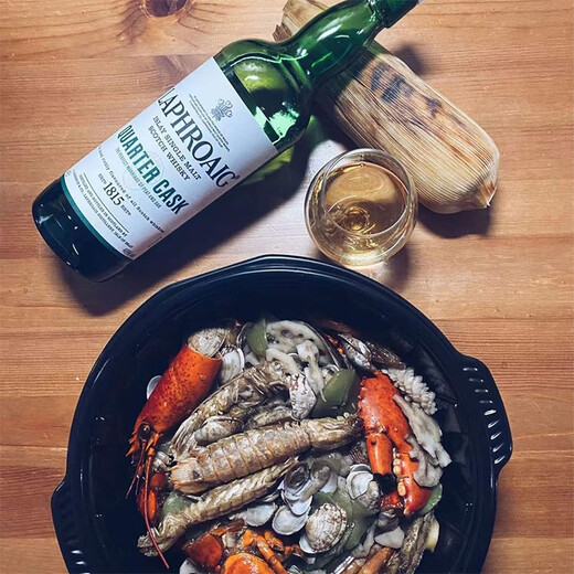 Laphroaig single malt whiskey Scotch wine overseas original bottle imported Islay sea breeze peat box slightly flawed - Laphroaig quarter barrel 700mL 1 bottle