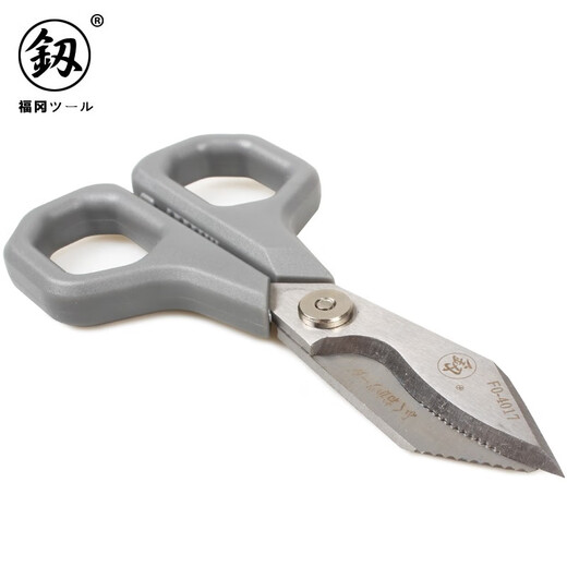 鰰 Fukuoka Tools Industrial Grade Electrician Scissors Multifunctional Trunking Scissors FO-4017