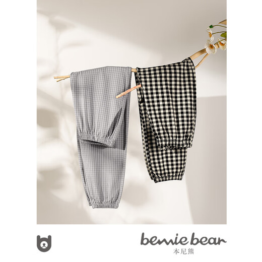 
Benny Bear Beiyan's new pajama pants for women in spring and autumn thin soft cotton trolling feet home pants cute cartoon large size walk trousers K9194 trousers L (height 165, weight about 100-120)