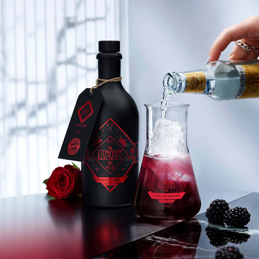 Ilusionista FC Bayern Munich Edición limitada Oficial Gin Alemán Gin Gin Bayern Munich Gin 500ml