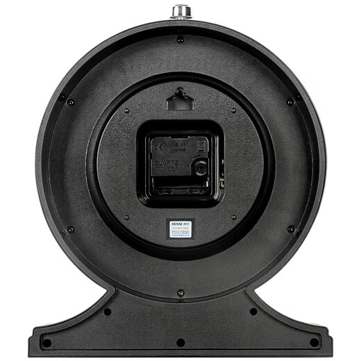 Hanshi (Hense) Luminous Table Clock Living Room Decoration Table Clock Bedside Clock Office Wall Watch Household Simple Creative Quartz Clock HD22 Brown (Height 33cm)