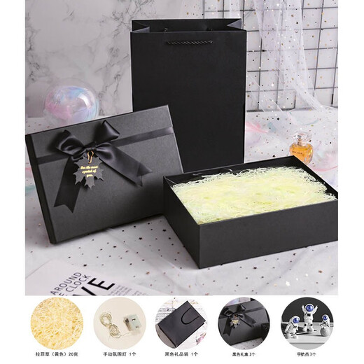 欧梵普（oufanpu）生日礼物男生宇航员太空人摆件创意桌面装饰送小朋友圣诞节礼物 宇航员摆件滑板套装【礼盒装】