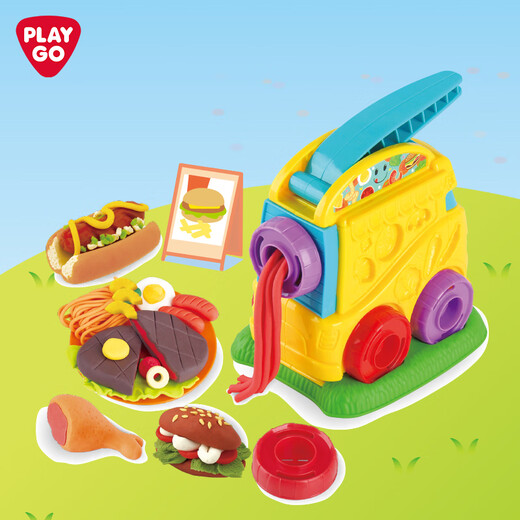 
PLAYGO Rice Colorful Mud Non-toxic Children's Toys for Boys and Girls DIY Colorful Mud Ultra Light Clay Handmade Noodle Set 8801