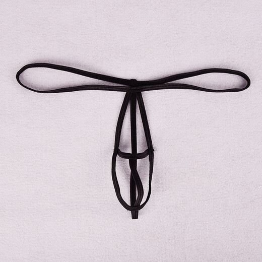 Ye Zimei Men's See-through Hollow Underwear Men's Sexy Fun Underwear European and American Transparent T-Pants T-Pants 4132 Red One Size