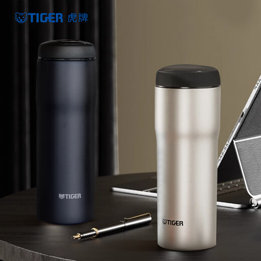 Tiger brand (TIGER) stainless steel original imported thermal insulation and cold insulation water cup for men and women MJA-B048XC stainless steel color 480ML