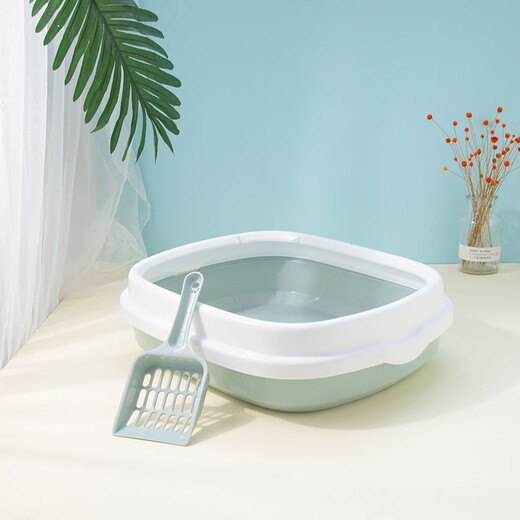 Licheers litter box semi-enclosed kitten smart anti-splash and leak-proof cat toilet cat litter box small and medium-sized cat supplies