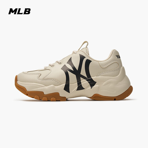 MLB shoes men's and women's retro dad shoes thick-soled heightening versatile sports and casual shoes 3ASHC104N-50BGL-230