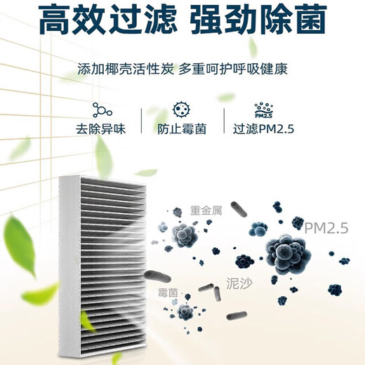 Ningfeng convient au filtre de climatisation Peugeot 5008 Set filtre à air activé Filtre d'automobile de carbone Automobile 19-23 Peugeot 5008 [National VI]