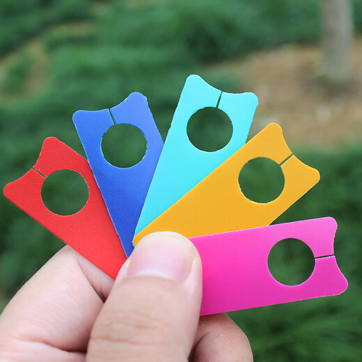 Shipton grape fruit protection label gardening plant tag watermelon pollination mark flower ring buckle melon and fruit gardening mark card red 10000 sheets new thickened material