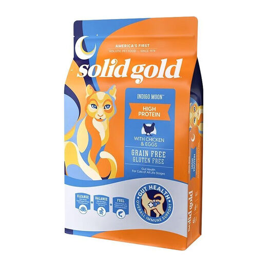 Solid gold cat food 3 pounds gold prime chicken gold high protein chicken fresh meat general main food for cats and kittens fresh chicken cat food 1.36kg+random 85gx2