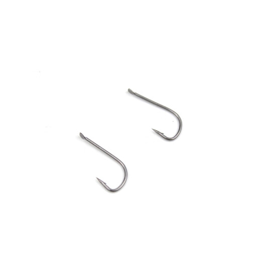 Sleeve hook imported bulk thin strip long handle high carbon steel red worm hook with or without barbs white strip fishing crucian carp hook fishing fishing gear black sleeve with 50 barbs No. 4