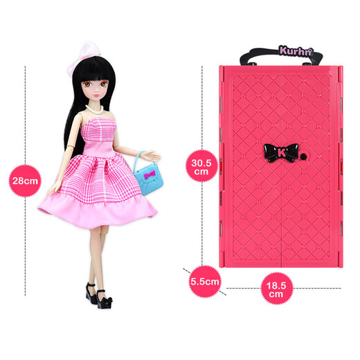 [70% neuf] Keer Doll Princess Doll Suit Big Box Boad Playing House Dress-up Toys's Toys's Dream Doll Girl Toys Girls Birthday Gifts Fashion Wardrobe