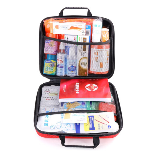 TRE-Hana Outdoor First Aid Kit Survival Earthquake Emergency Kit Medical Bag Travel Bag Vehicle Field Supplies HN-J73 Travel Small Soft Bag Set