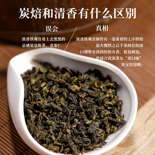 
Anxi Tieguanyin Oolong Tea Xianghua Production Area Strong Flavor Special 500g Heavy Fire Gift Box Tea 2025 Spring Tea