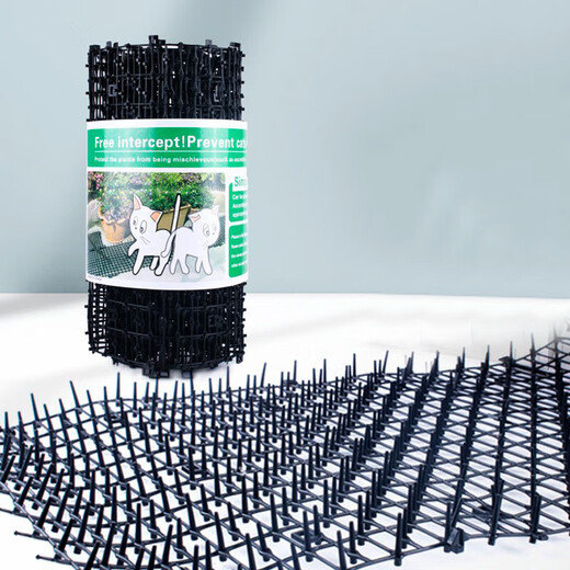 Anti-cat crawling thorn mat to repel cats, prevent cats from trampling on garden thorn mat net, anti-bed climbing sofa thorn cat mat, buy 10, get 10 free, get 20 large pieces 43x35cm, upgraded and thickened, anti-aging