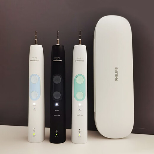 
New Anyi PHILIPS Philips electric toothbrush rechargeable HX6877 7533 680P 681A 685X 6801 Sanxia HX684W host gray-white three-mode