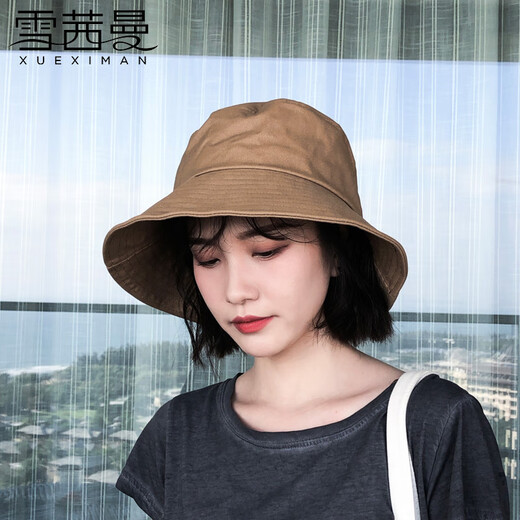 Xueximan pêcheur noir chapeau de style coréen d'été de la femme