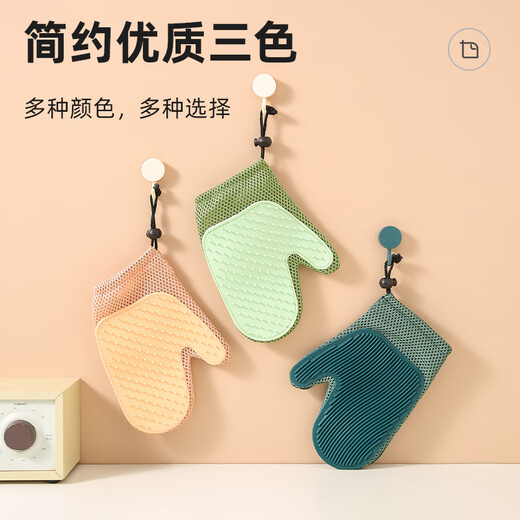 Necessary pet petting gloves for cat petting, cat comb to remove floating hair, bathing dog hair brush, carpet cat hair stick stick, combination hot sale, no burnt green + cream apricot powder, no Specifications