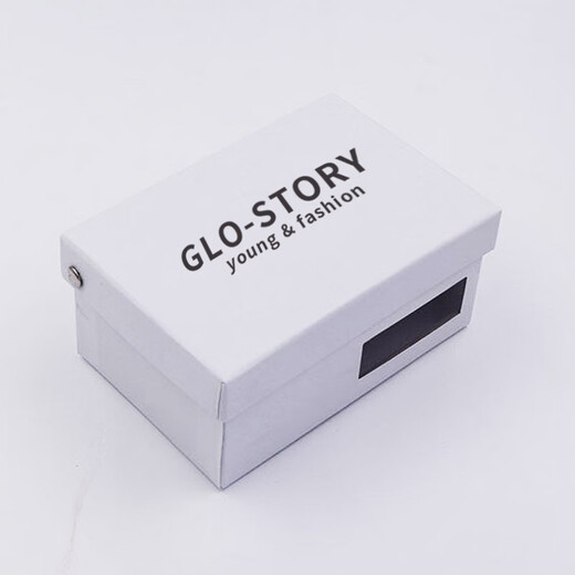 GLO-STORY领带男士套装8CM商务正装袖扣口袋巾领带夹礼盒装 宝蓝格子