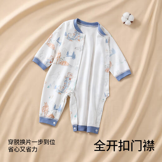 Betas Babykleidung Frühlings- und Herbstkleidung Baby Onesie reine Baumwollmänner und Frauen Neugeborenes Baby kleiner Monat alter Sommer -Pyjamas kriechende Kleidung
