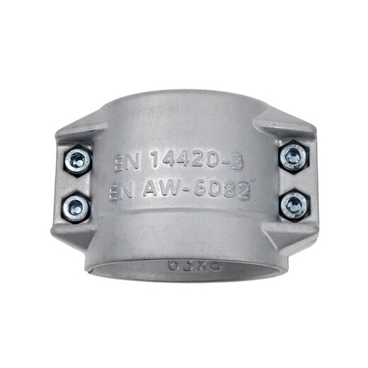 Pince de tube en aluminium EN14420-3 / ENAW6082 VILLE ALUMINUM VILLE DE BOUCLE DE MAINE DE MAINLE DE MAINLE CALAVA CALAVE MACHE MACHE COURCE DN125 * 10 DN19 * 6 Diamètre extérieur du tuyau 30-33