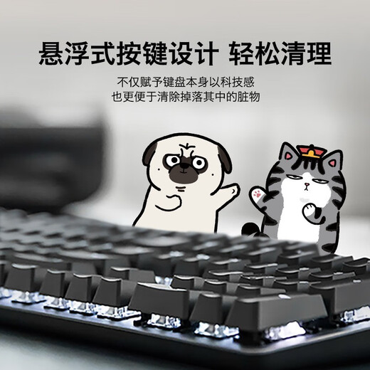 罗技（Logitech）K845机械键盘有线 吾皇万睡联名款 商务办公全尺寸游戏电竞吃鸡LOL键盘 K845吾皇系列 TTC茶轴