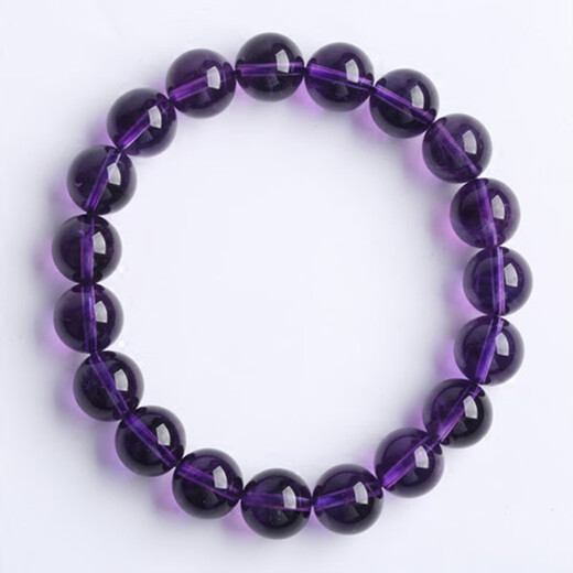 BOSFRU collection-grade Uruguayan amethyst bracelet, good luck to women, natural crystal bracelet, transfer beads, high-end gift for girlfriend, collection-grade amethyst bracelet-6mm