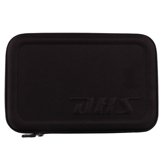 Double Happiness Nine-Star Professional Table Tennis Racket Crazy 3 Black Sandalwood Fragrance Carbon Base Powerful H9-Star Speed and Power Improvement H9002 Horizontal Racket with Long Handle + Standard Racquet Cover