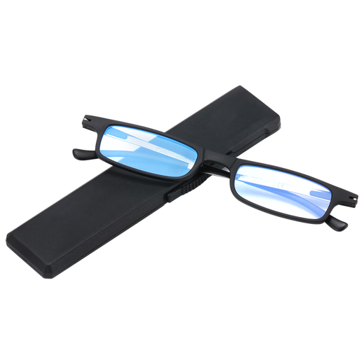 Wese-Lesebrille Männer aus Deutschland tragbare High-End-Marke Echtes faltbares Männerblau +150 Grad