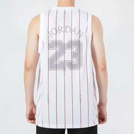 Nike (Nike) Jersey Herren 2025 Sommer New Jordan Striped Sportswear Mesh Fitness Training bequemer und atmungsaktives DM1381-100 M