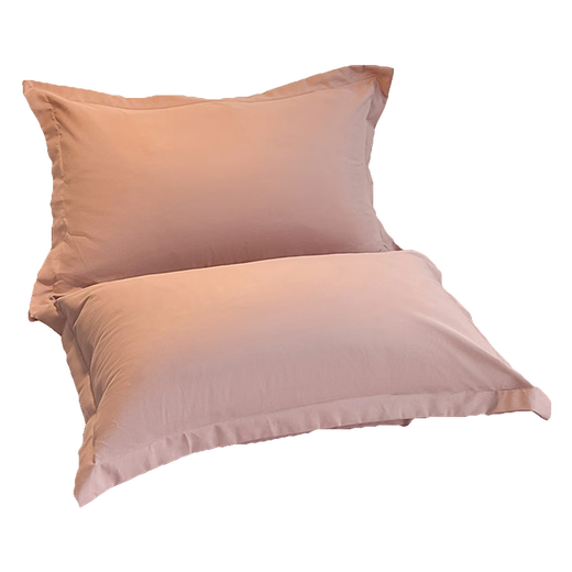 Frangomo summer bean paste color brushed pillow set single ins simple style pillow case solid color pillow cover 48x74cm pressed pillowcase-bean paste twill brushed pillowcase 40cmX60cm