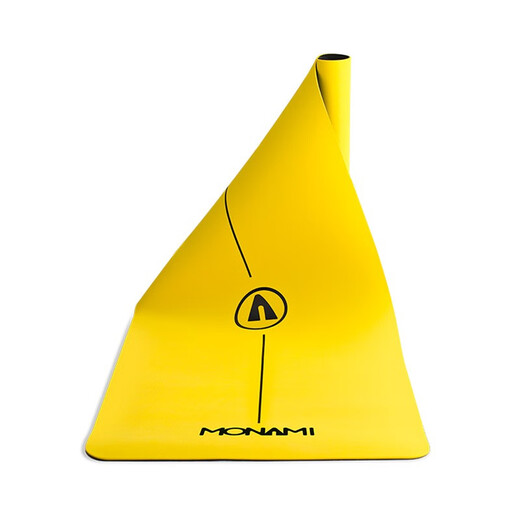 MONAMI yoga mat fitness TPE anti-slip thickening and widening Pilates home balance professional yellow