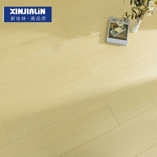 Xinjialin ENF-grade environmentally friendly core three-layer solid wood laminate flooring for household use, geothermal floor heating wood floor package installation modern ENF9901 18MM thick