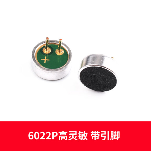 Microphone Capacitive Electret SG Microphone 6050p / 9767p avec pick-up microphone de broche 52 dB 6022 9767p avec broche