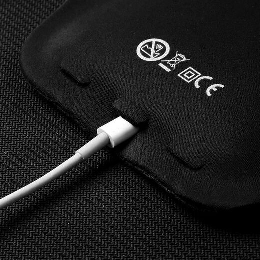 He Jiagong running mobile phone bag, arm bag, sports and fitness bag equipment, arm arm sleeve, arm wrist bag, hanging wrist strap, mobile phone case, extra-large headphone model, black, suitable for 7 points and 3 inches and above