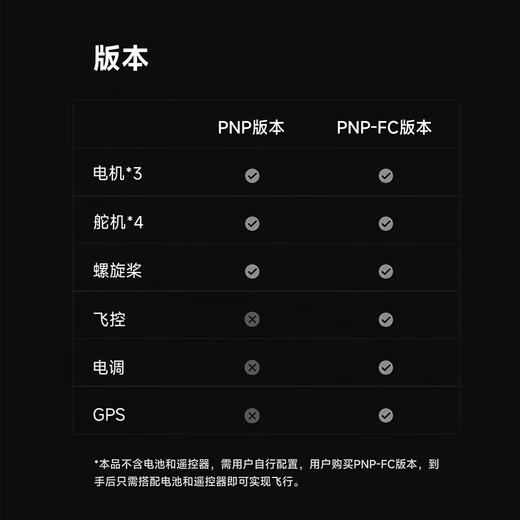 FIMI飞米Manta仿生学超长续航航拍可垂直起降固定翼无人机飞机 PNP版
