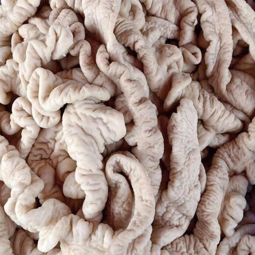 Fresh frozen semi-cooked pig intestines, clean and less oily, stewed vegetables in restaurants, 10 Jin Jin is equal to 0.5 kilograms, 20 Jin Jin is equal to 0.5 kilograms, one piece wholesale, 10 Jin Jin is equal to 0.5 kilograms, packed