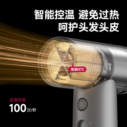 Cool Shark Super Mini Small Portable High-Speed Hair Dryer National Subsidy for Business Travel Strongly Recommends Low-Power Student Dormitory Constant Temperature Protection Hair Dryer for Girls Gifts Birthday Gifts Wilderness Green (Portable Travel)