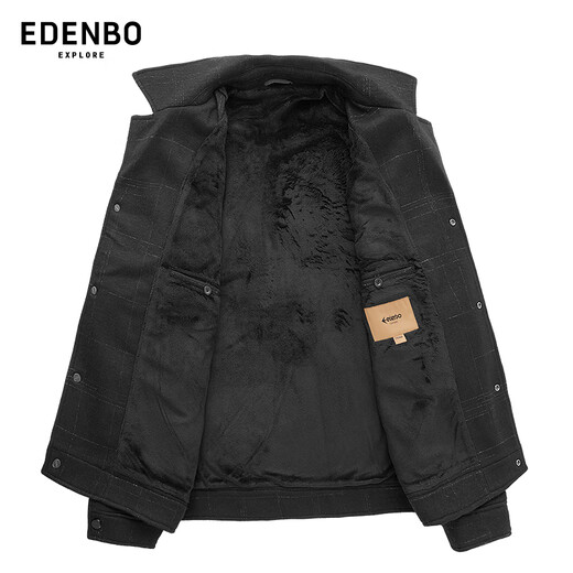 Attenborough Edenbo Herbst und Winter Business Strick Jacke geprüft Woll Casual Jacket M. schwarze 185/100a