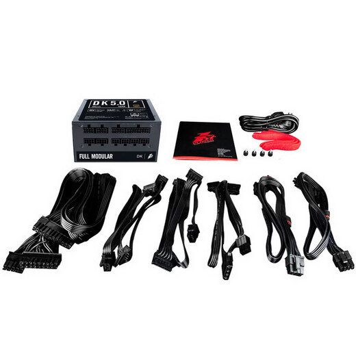 Chief player (1st player) rated 500W DK5.0 bronze medal full module power supply (80PLUS bronze medal/Japanese main capacitor/full module/full voltage width)