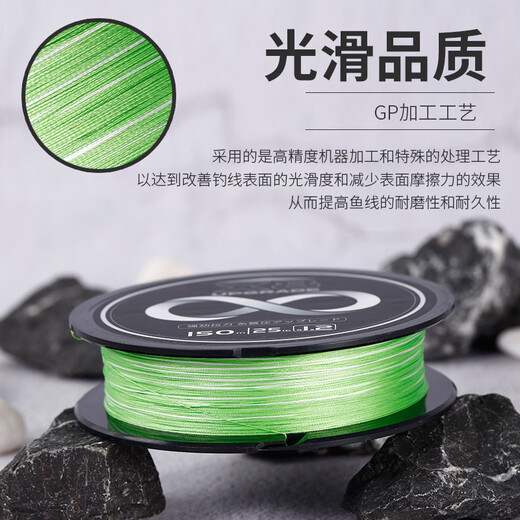 SANKAIDOU <Clearout> Japanese original imported lure PE line X8 main line wear-resistant and tensile black pit micro-object sea fishing line 1.5