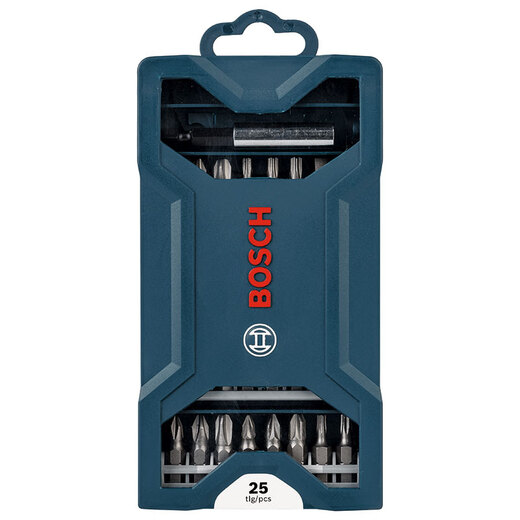 Bosch (Bosch) 25-pin 'x' Box Schraubendreherkopf Set (25-polige) Legierungstahl