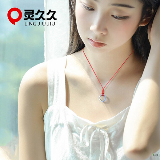 Lingjiujiu hand-woven halter necklace rope pendant hanging rope men and women ring wax rope safe buckle jade pendant lanyard black thick 2.0mm